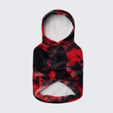 Velvet Red Black Hoodie