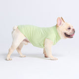 日焼け止め犬用Tシャツ - ライトグリーン